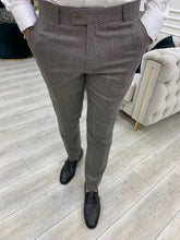 이미지를 갤러리 뷰어에 로드 , Luxe Slim Fit Cherry Rot Double Breasted Suit
