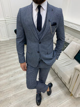 Load image into Gallery viewer, Trent Slim Fit Navy Blue Suit
