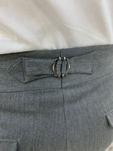 Load image into Gallery viewer, Harringate Slim Fit Double Buckled Gray Pants
