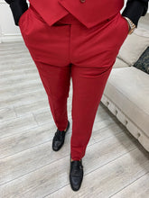 Laden Sie das Bild in den Galerie-Viewer, Dale Slim Fit Red Suit
