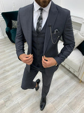 Charger l&#39;image dans la galerie, Moore Slim Fit Grey Suit
