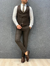 Charger l&#39;image dans la galerie, Verno Coffee Slim Fit Suit
