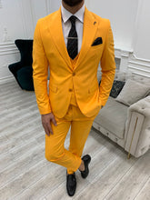 이미지를 갤러리 뷰어에 로드 , Dale Slim Fit Yellow Suit
