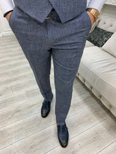 Load image into Gallery viewer, Trent Slim Fit Navy Blue Suit

