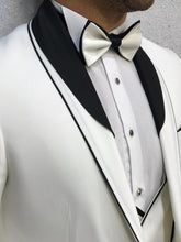 Load image into Gallery viewer, Verno White Slim Fit Tuxedo
