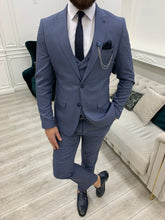 Laden Sie das Bild in den Galerie-Viewer, Trent Slim Fit Baby Blue Suit
