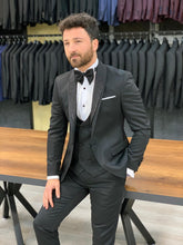 Load image into Gallery viewer, Nate Light Silvery Collared Tuxedo
