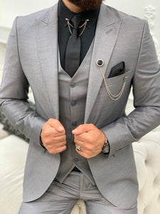 Monroe Grey Slim Fit Suit