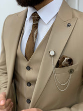 Laden Sie das Bild in den Galerie-Viewer, Barnes Slim Fit Cream Suit
