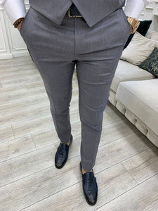 Trent Slim Fit Grey Suit