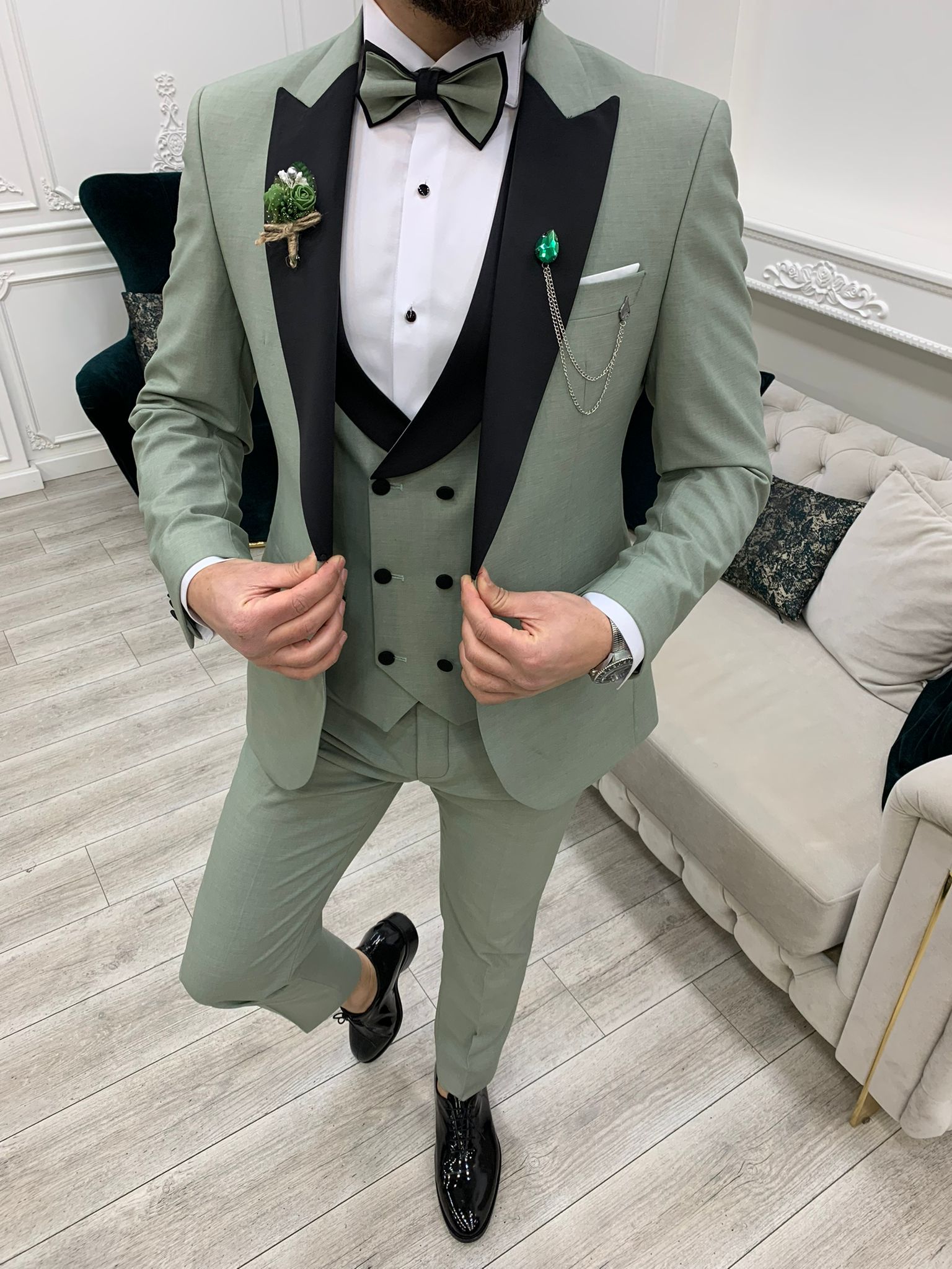 Sage Green Tuxedo