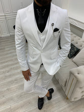 Charger l&#39;image dans la galerie, Monroe White Slim Fit Suit
