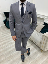 이미지를 갤러리 뷰어에 로드 , Trent Slim Fit Grey Suit
