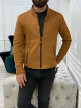Load image into Gallery viewer, Barnes Slim Fit Tan Jacket
