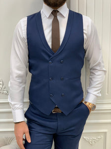 Trent Slim Fit Dark Navy Blue Suit