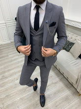 Load image into Gallery viewer, Trent Slim Fit Grey Suit
