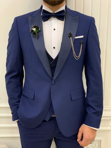 Connor Slim Fit Detachable Dovetail Groom Tuxedo