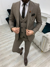 Load image into Gallery viewer, Trent Slim Fit Dark Green Suit
