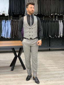 Heritage Slim Fit Grey Suits