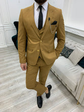 Charger l&#39;image dans la galerie, Trent Slim Fit Mustard Suit
