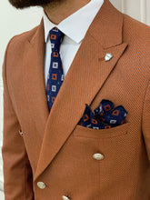 Laden Sie das Bild in den Galerie-Viewer, Vince Slim Fit Double Breasted Tile Suit
