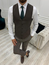 Laden Sie das Bild in den Galerie-Viewer, Phil Slim Fit Coffee Brown Combination Suit
