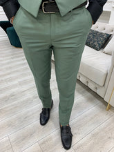 이미지를 갤러리 뷰어에 로드 , Monroe Water Green Slim Fit Suit
