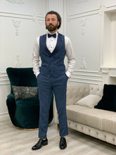 Load image into Gallery viewer, Connor Slim Fit Light Blue Dovetail Groom Tuxedo
