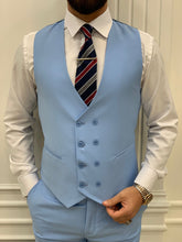 Laden Sie das Bild in den Galerie-Viewer, Dale Slim Fit Ice Blue Suit

