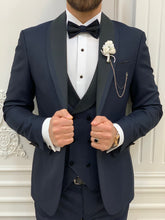 Load image into Gallery viewer, Harringate Slim Fit Navy Blue Tuxedo
