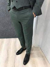 Laden Sie das Bild in den Galerie-Viewer, Ferrar Green Grid Slim Fit Suit
