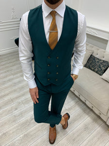 Dale Slim Fit Green Suit