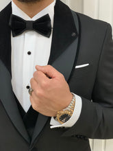 Load image into Gallery viewer, Harringate Slim Fit Black Tuxedo
