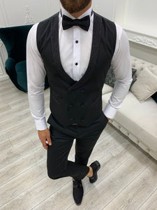 Vince Double Lapel Slim Fit Wedding/Groom Tuxedo