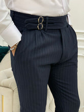 Charger l&#39;image dans la galerie, Kyle Slim Fit Stripe Double Pleated Pants
