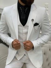 이미지를 갤러리 뷰어에 로드 , Monroe White Slim Fit Suit
