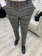 Charger l&#39;image dans la galerie, Luxe Slim Git Grey Double Breasted Suit
