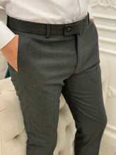 Load image into Gallery viewer, Harringate Slim Fit Dark Grey Pants
