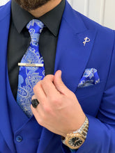 Laden Sie das Bild in den Galerie-Viewer, Dale Slim Fit Sax Blue Suit
