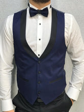 Laden Sie das Bild in den Galerie-Viewer, Noah Blue Vested Tuxedo  (Wedding Edition)
