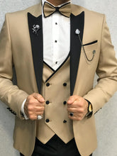 Load image into Gallery viewer, Verno Gold Slim Fit Tuxedo
