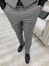 Load image into Gallery viewer, Monroe Grey Slim Fit Suit
