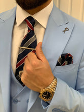 Load image into Gallery viewer, Dale Slim Fit Ice Blue Suit
