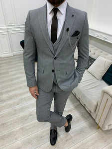 Trent Slim Fit Coffee Suit