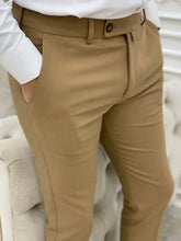 Load image into Gallery viewer, Harringate Slim Fit Cream Pants

