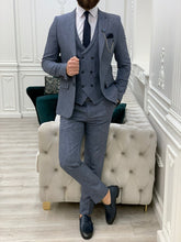 Charger l&#39;image dans la galerie, Trent Slim Fit Navy Blue Suit
