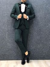 Load image into Gallery viewer, Verno Green Slim Fit Tuxedo
