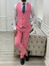 Load image into Gallery viewer, Dale Slim Fit Pink Suit
