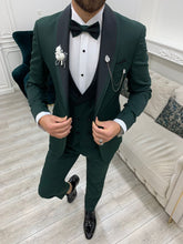 Charger l&#39;image dans la galerie, Harringate Slim Fit Green Tuxedo
