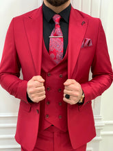 Charger l&#39;image dans la galerie, Dale Slim Fit Red Suit
